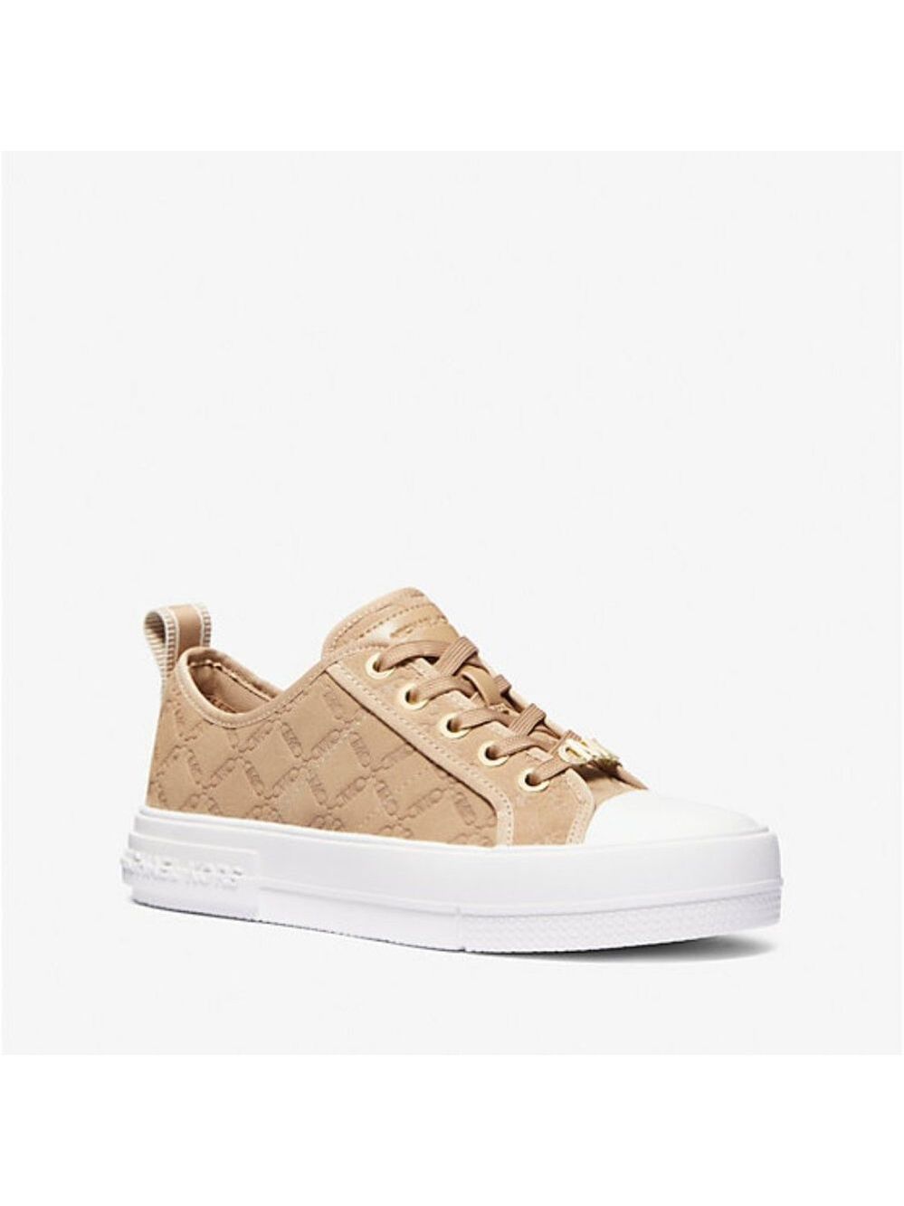 MICHAEL Michael Kors Evy Empire Logo Embossed Suede Sneaker